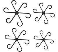 Generico Plant Support Stakes with Clips - 4 Packs Adjustable STEM Holder Hooks for Climbing Plants, Vines & Heavy Flowers | Gentle Fixing Clips for Monstera, Alocasia, Tomatoes & Rose Stems