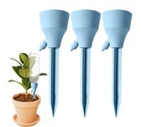 Generico Plant Watering Spikes | 6.89In Automatic Irrigation Spike Adjustable Flow Control Valve Self Watering Device ABS Wine Bottle Drip Feeder Plant Care Tool | Indoor Outdoor Home Garden Vacation