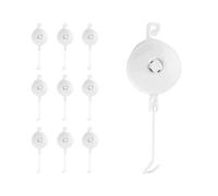 Generico Plant Yoyo Supporto - 10 Pezzi Supporto per La Crescita delle Piante con Corda Trasparente - Yoyo Piante da Serra | per Giardino Balcone Terrazzo Pomodori Fiori Vite Clematide