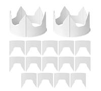 Generico Planting Grow Rings - ABS 15x13.7cm | 24 Pieces Protective Round Deep Watering Edging | Separate Rock And Soil Grow Rings for Garden, Balcony, Courtyard, Greenhouse, Tomato, Pepper, Flower