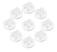 Generico Plastica Trasparente Porta Carte da Gioco 100 Pezzi | Supporto per Biglietti da Visita e Segnaposto, Non Si Deforma, Decora la Scrivania, per Carte e Memo