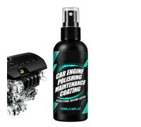 Generico Plastiche Nere Auto 100 ml Lucidante a Lunga Durata | Spray Dettagliante per Modanature Camper Per Pannelli Motore Camper Berlina Pickup Furgone Rimorchio Camion