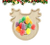 Generico Platters per le vacanze - 553 g vassoio decorativo picnic, fulcro del tavolo con durata | di esposizione alimentare portatile per carni cracker pane festificanti per le vacanze