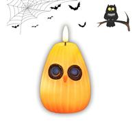 Generico Playful Owl Led Night Light Decor, Cute Pumpkin Owl Shaped Night Light, Halloween Glow Owls Led Nights Lights, for Bedroom, Living Room, Bar, Party (color-D)