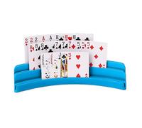 Generico Playing Card Holder - Three-Layer Portable Stand | Board Game Supplies Deck Organizer | Storage Case for Poker Parties Game Night Family Tournament Fun