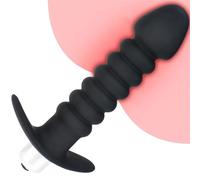 Generico Plug Anale Butt Plug Vibratore Vibratore Massaggiatore Prostatico Stimolatore Anale Punto G Giocattoli Erotici Del Sesso Anale in Silicone Per Uomini Donne Coppie Maschili Femminili