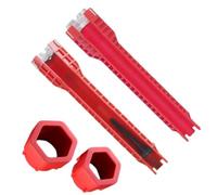 Generico Plumbing Under Sink Wrench - Slotted Design Basin Faucet Nut Tool
