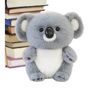 Generico Plush Animal Stuffed Koala Toy, Soft Huggable Soothing Companion, Collectible Decorative Keepsake for Home Dorm Bed Sofa Couch Desk Car Seat Travel Display and Gift Use