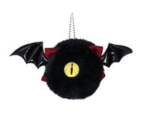 Generico Plush Bag Charm, Cute Devil Key Chain Pendant, Soft Key Ring Accessory for Bags, Purses, Backpacks, Car Keys, Gift for Boys and Girls, 6.69x3.54x1.57 Inches