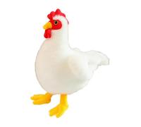 Generico Plush Chicken Toy - Realistic Cute Stuffed Animal Doll, Soft Figurine, Adorable Desk Ornament | For Kids Girls Boys Adults Living Room Bedroom Office Car Travel Birthday Party Present