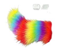 Generico Plush Cosplay Tail, Moving Animal Prop Accessory, 11.81 Inches Tail Decoration with Fuzzy Build, Soft Plush Costume Accessory, Car Decor with Cute Style, Role Play for Halloween Use