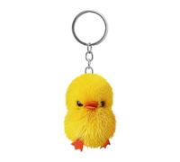 Generico Plush Duck Keychain - Plush 3x5cm | Cute Duck Keychain, Furry Backpack Accessory, Keychains Bag Ornaments, Soft Animal Key Ring | Daily Carry