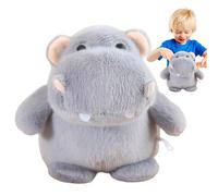 Generico Plush Hippo Stuffed Animal Toy, Soft Collectible Hippo for Kids, Cute Plush Doll for Boys and Girls, Adorable Room and Home Decoration for Snuggling and Playtime