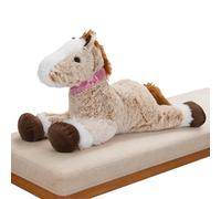 Generico Plush Horse Pillow, Huggable Animal Doll, 15x10 Inches Soft Cushion with Build, Comfortable for Fabric Plush Toy, Horse with Comfortable Style, Animal Pillow for Bedroom and Nursery