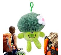Generico Plush Keychain - Bag Charm Pendant Vegetable Toys, Cute -Worthy Broccoli Purse Accessory, Creative Plush Doll Keyring Ornament | Aesthetic Veggie Key Ring Token For Women Backpack Handbag