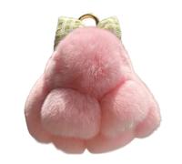 Generico Plush Keychain - Cute Bunny Bag Charm, Soft Stuffed Animal Key Ring with Decorative Pendant, Lightweight Carry Accessory Holder, Ideal for Purse Handbag Backpack Decoration Gift Giving