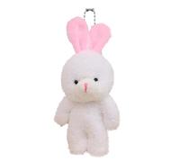 Generico Plush Rabbit Keychain - Charming Spring Stuffed Animal Pendant | Comfortable Plush Bunny Purse Charm, Luggage & Travel Gear For Boys Girls Youth Teens Men Women Family Friends Classmates