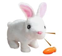 Generico Plush Toy Dog Robot Puppy, Realistic Electronic Robot with Sounds and Movements, Safe Interactive Pet Toys, Includes Bone or Carrot Accessory, Kids’ Play and Learning