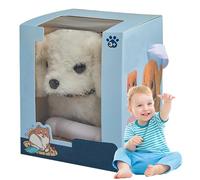 Genérico Plush Toy - Robot Puppy | Interactive Toy | Interactive Plush Pet Kids Toys, Robot Dog Pet Plush Interactive Realistic Puppy Dog Toy, Electronic Toy Walking, Barking, Wagging Tail Robot Dog