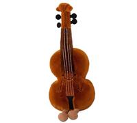 Generico Plush Toy, Soft Musical Instrument Plush Doll, Stuffed Pipa Guitar Violin Shaped for Nursery Kids Birthday, Cute Bedroom Accent for Baby Toddler Preschool Favors
