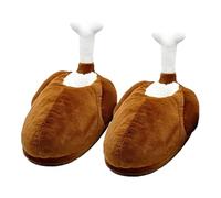 Generico Plush Turkey Leg Toy - Novelty Stuffed Drumstick, Festive Table Plush | Cute Food Shape Pillow Children Women Men Girls Boys, Cozy Slippers Ornament For Holiday Gag Decoration