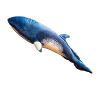 Generico Plush Whale Doll, Stuffed Marine Toy, 21.65x8.66x5.51in Simulated Animal Pillow, Adorable Soft Cushion, Decorative Plush for Living Room, Bedroom, Sofa, Couch, Nursery, Kids’ Space