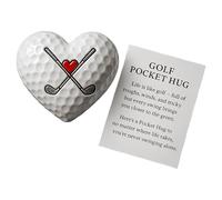 Generico Pocket Heart - Heart Shaped Ball Encouragement, Inspirational Quote Cards, For Christmas Women Men Boyfriend Coworkers Friend Adults Easter, 8x8cm/3.15x3.15 Inches