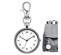 Generico Pocket Watch, Decorative Watch, Stainless Steel Portable Unisex Quiet Clock, Stylish and Compact Design, Ideal for Outdoor, Workplace, Home, Travel, Men, Women, and Everyday Use, 8.2x4x0.7cm