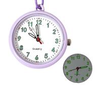 Generico Pocket Watch For Women - 3x6.5cm Luminous Mini Cartoon Keychain Watch Portable Bag Charm Clock, Cute Fashion Pendant Timepiece With Glow Display Lightweight Decorative Accessory