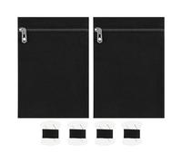 Generico Pockets for Clothing,2 Pieces Anti-Theft Security Wallet,Sew in Side Pockets for Jacket with Zipper and 4 Thread Spools - for Jacket Clothes Coat Sweatshirt Shirt Robe