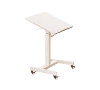 Generico Podio con Ruote, Tavolo for Parlare in Legno Regolabile in Altezza, Supporto da Scrivania for Laptop con Angolo Regolabile, capacità di Carico di 50 kg for Seminari E Scuole(White)