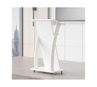 Generico Podio in Legno Resistente per conferenze e didattica - Design ergonomico per Una Facile Lettura, leggio Resistente all'Usura, Ideale per lezioni e presentazioni (Bianco)