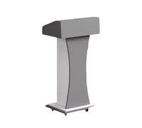 Generico Podio Leggio in Legno con Ruote, Scrivania in Piedi Ripiano Portaoggetti, Supporto da Versatile for Laptop, capacità di Carico 150 kg for Chiese Seminari Scuole(Color3)