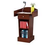 Generico Podio Moderno da Pavimento per chiese ed Eventi, Elegante leggio per presentazioni, Design Semplice per discorsi pubblici, Ideale per conferenze, Incontri e lezioni