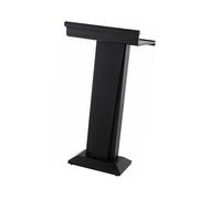 Generico Podio Portatile, Banco Informazioni del Centro Commerciale, Tablet Desktop for Matrimoni, Aula, Discorsi, Casa, Hotel, Sala da Musica(Black)
