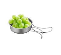 Generico Poêle De,Titane Antiadhésif Portable - Ustensiles de Cuisine en Titane pour - pour Plein Air Chasse Voyage Road Trip RV Accessoires Réchaud