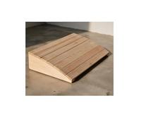 Generico Poggiapiedi inclinato in legno e poggiatesta for sauna, sgabello ergonomico inclinabile sotto la scrivania for ufficio, giochi o scale esterne(19.7x19.7x9.8in/50x50x25cm)