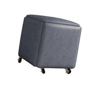 Generico Poggiapiedi Toeletta, Sgabelli Ottomani Quadrati, Design 5 in 1, for Camera da Letto Giardino Balcone Ufficio (35x35x35cm,45x45x45cm)(Color 5,45x45cm)