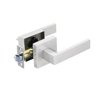 Genérico Poignée de à levier de confidentialité, boutons de intérieure - Bouton de chambre à coucher | Serrures de robustes, poignées de à leviers plats réversibles pour côté d