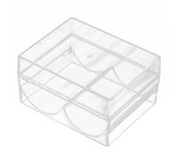 Generico Poker Chip, Tokens, Mahjong, Card Room Token, Acry | Clear Chip Rack Holds 40 Standard-sized Texas Hold'em Set, No Numerical Value. For Or Home