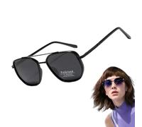 Generico Polarized Sun Glasses, Square Frame Sunglasses, Lightweight Eyewear, 5.51x1.65 inches, Stylish UV Protection Shades for Men, Outdoor Travel, Beach, Music Festival, Bridal Party