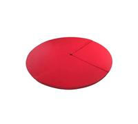 Generico Pole Dance Pieghevole - Tappetino di Sicurezza Circolare Antiscivolo per Cerchio, inversioni Yoga - Rosso, 160 cm x 3 cm (63" x 1 1/8") - Design Portatile, Durevole e Antiscivolo