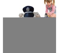 Generico Polizie orso peluche | Politiche Dress Teddy's Bear peluche - Le politiche morbide e farcite vestono il giocattolo della, l'orso decorativo della, per i regali di di Natale di complean