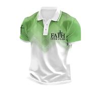 Generico Polo Uomo Manica Corta Polo Uomo Tshirt Classico Collo Button Down, Comodo E Traspirante, Top Casual Business per Ogni Giorno