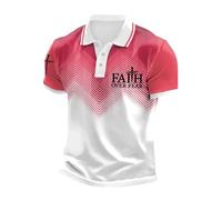 Generico Polo Uomo Manica Corta Polo Uomo Tshirt Classico Collo Button Down, Comodo E Traspirante, Top Casual Business per Ogni Giorno