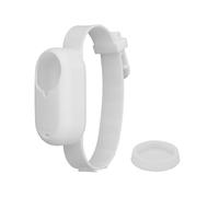Generico Polsino in silicone per Insta360 GO 3/3S, custodia protettiva in silicone con tappo dell'obiettivo per l'accessorio videocamera d'azione per Insta360 GO 3/3S (Bianco)