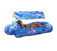 Generico Poltrona Gonfiabile da Spiaggia - Poltrona ad Aria da Piscina con Tendalino Parasole | Divano Gonfiabile Senza Pompa,per Campeggio Viaggio Vacanza Mare Escursioni Giardino Picnic Aria Aperta