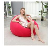 Generico Poltrona Gonfiabile Portatile, Facile Da Montare, Seduta Comoda For Campeggio, Serate Cinema All'aperto E Relax(Red)