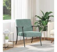 Generico Poltrona Verde Mare 59 x 75 x 78 cm Velluto,Spuma Marina,10.25kg,42017688