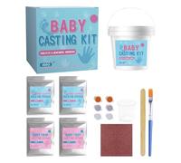 Generico Polvere per Calco della Mano - Strumento per Impronte di Mano e Piedino dei Bambini - Kit per Impronta Mani Fai da Te - per Feste Compleanno Famiglia Camerette Soggiorno